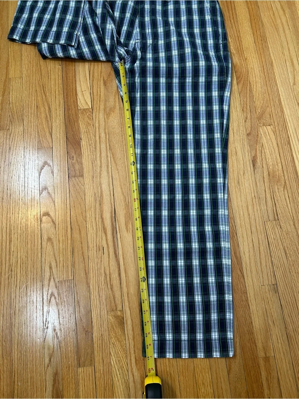 NWT Polo Ralph Lauren Tartan Plaid Classic Fit Seersucker Flat Front Pants